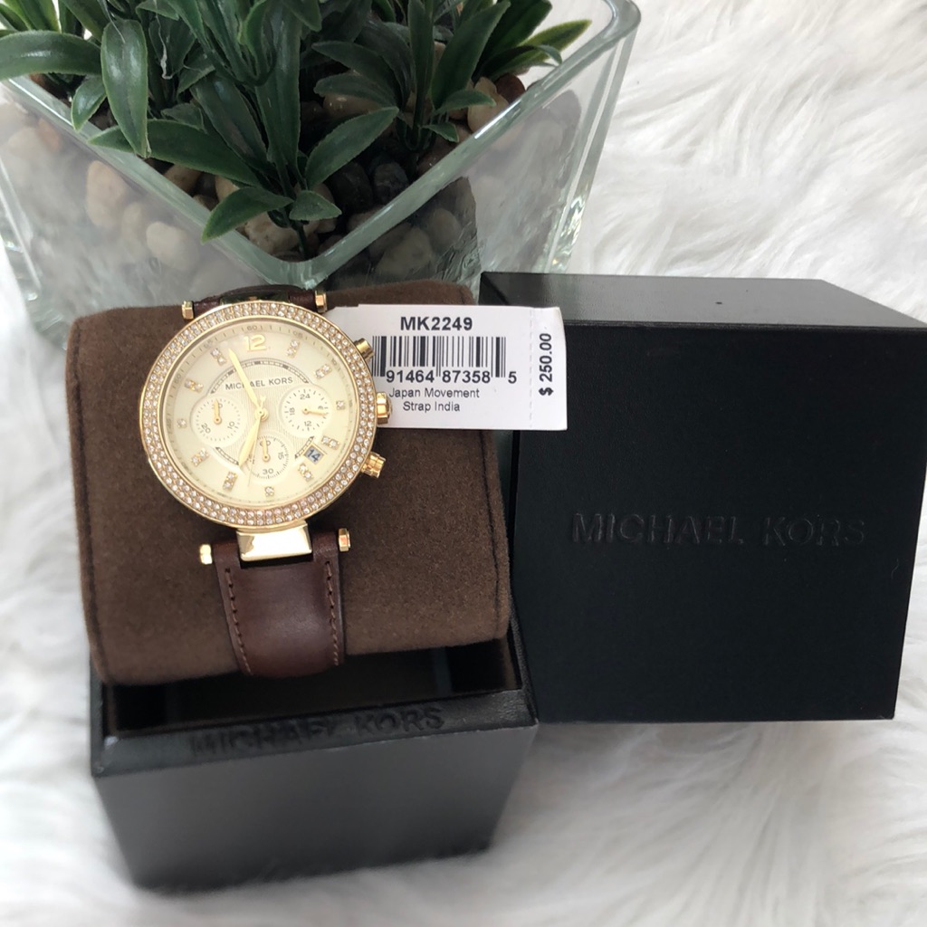 Parker Chronograph Quartz Gold Dial Watch
